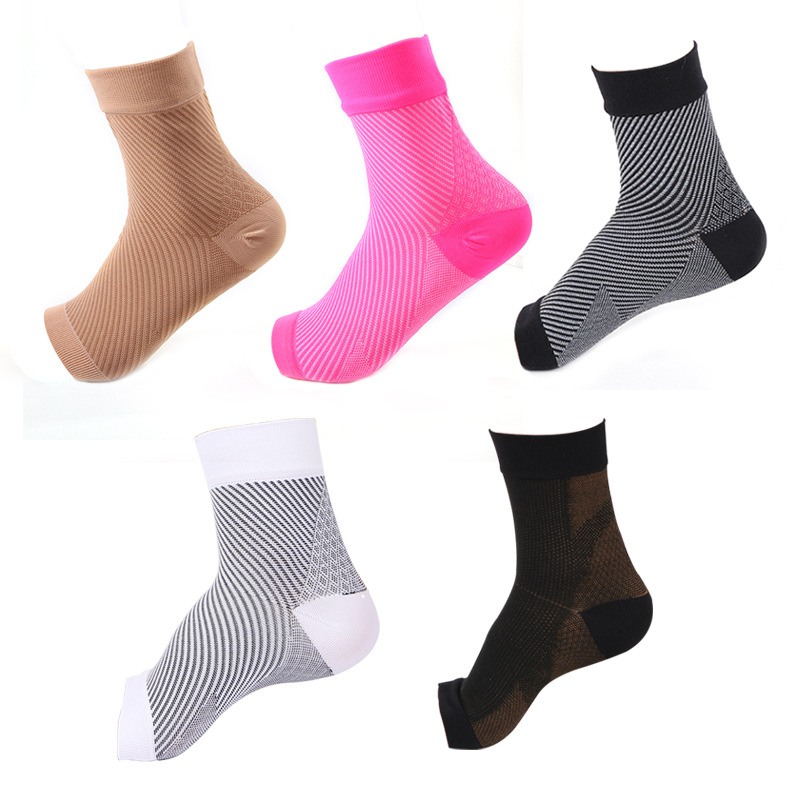 Amazon New Cross-Border Sports Ankle Compression Foot Sleeve Pressure Ankle and Wrist Guard Socks