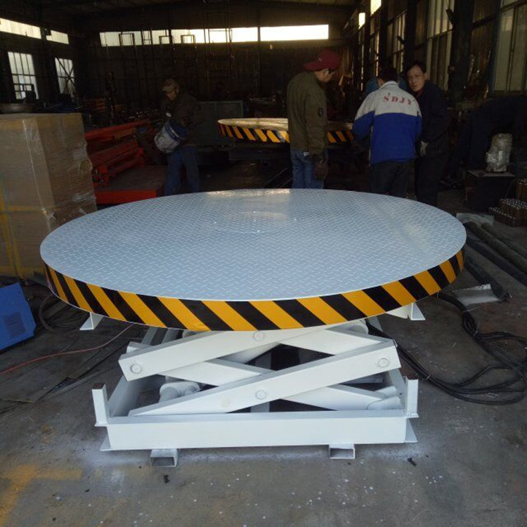 厂家直销电动液压升降旋转舞台 汽车展示台 全自动圆形旋转台