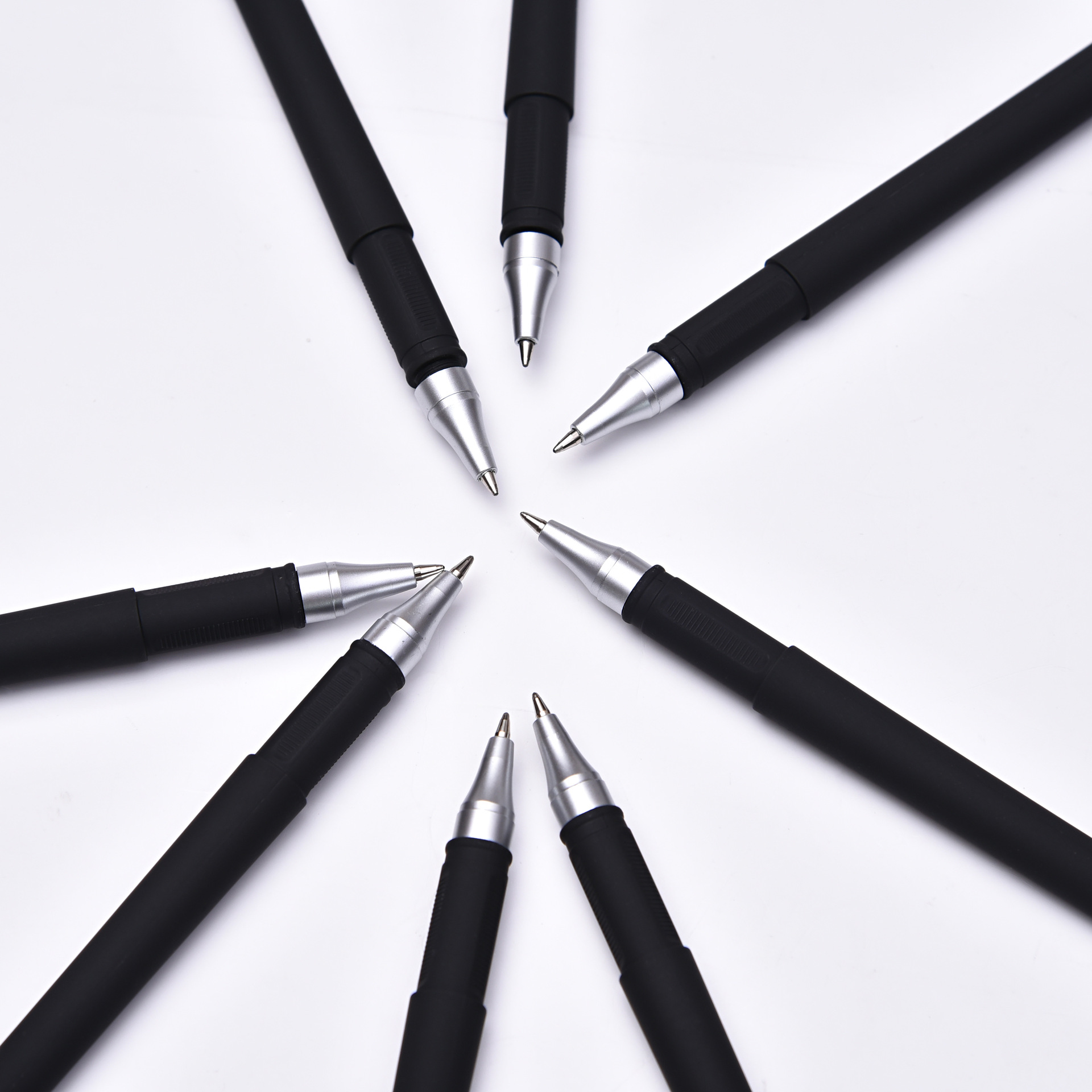 5mm子弹头水笔 签字笔碳素笔厂家直销