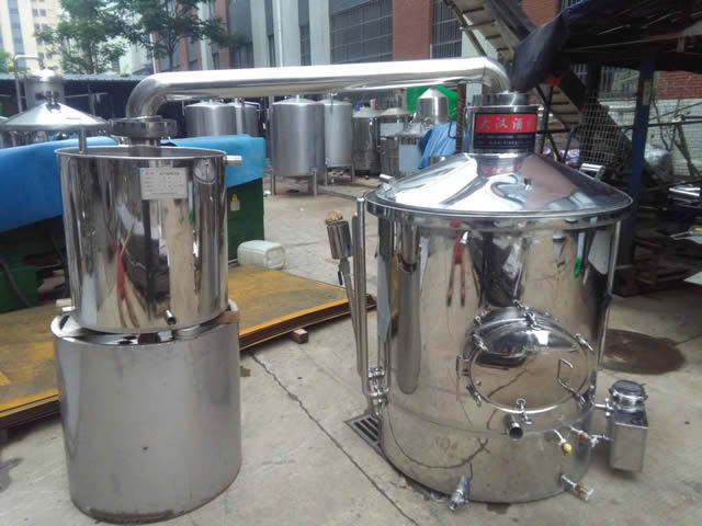 大汉100公斤小型烧酒设备农村土法酿酒设备传统固态酿酒设备