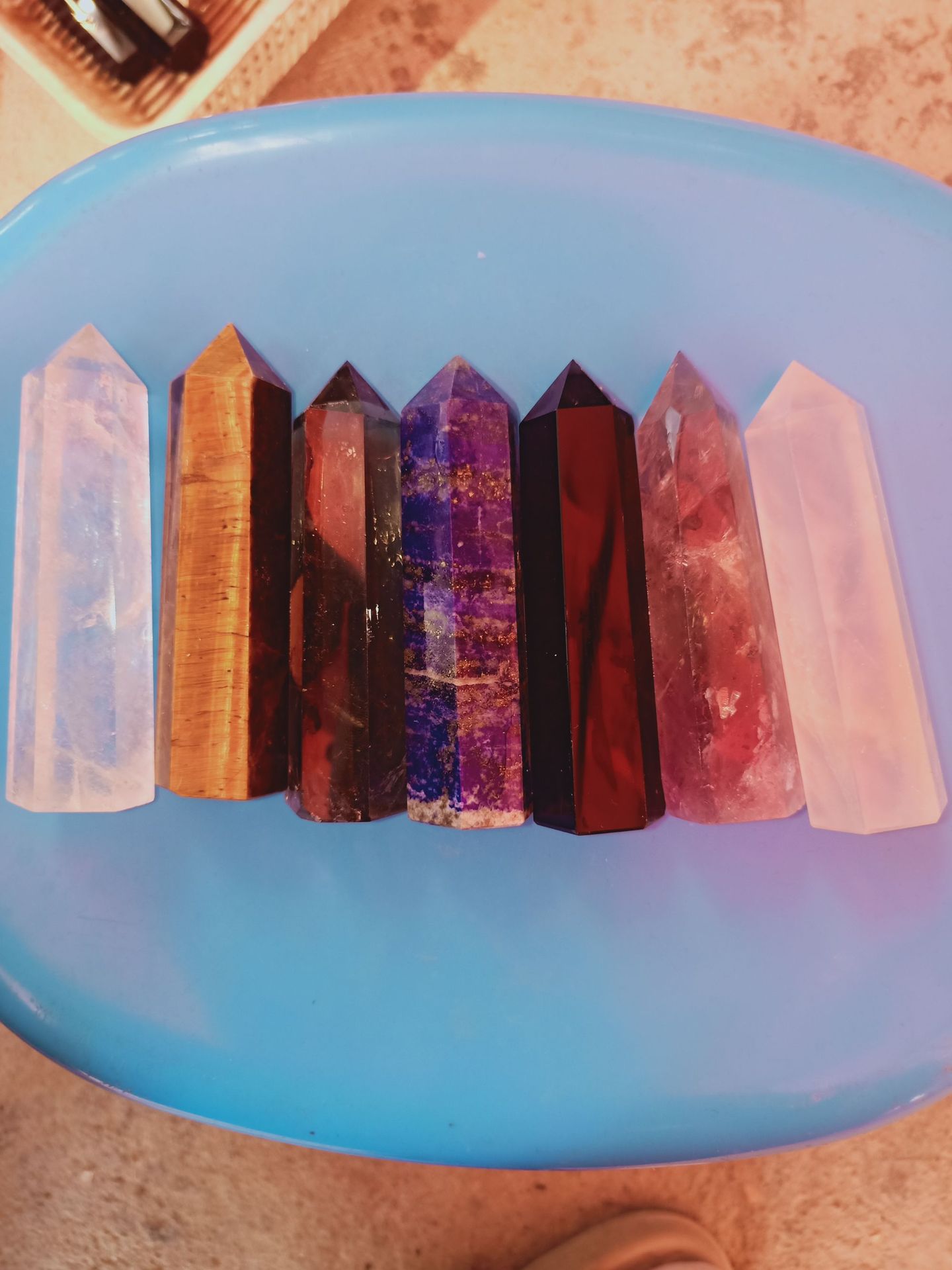 天然水晶柱 六棱柱 水晶杯 各种材料 产品均为实物拍摄