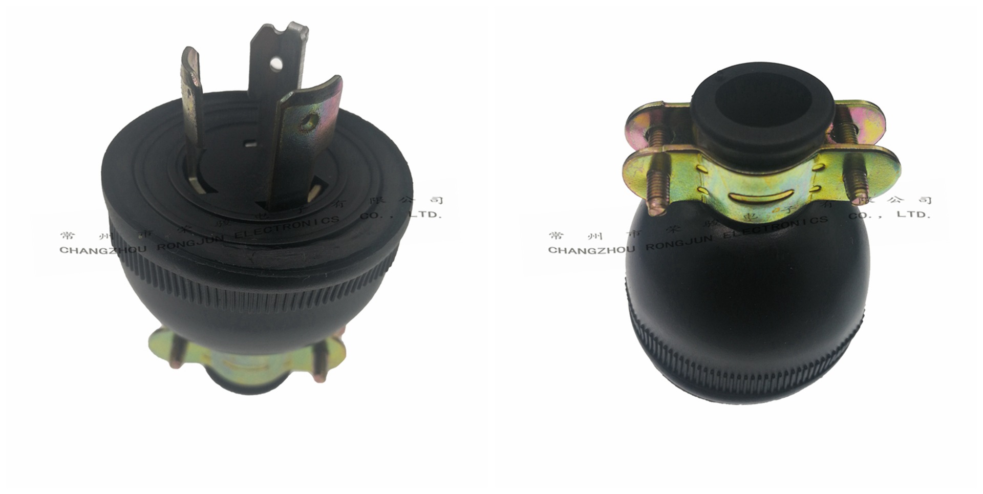 厂家直销尼日利亚电源插头 非洲三极性插脚pvc铁装配式插头