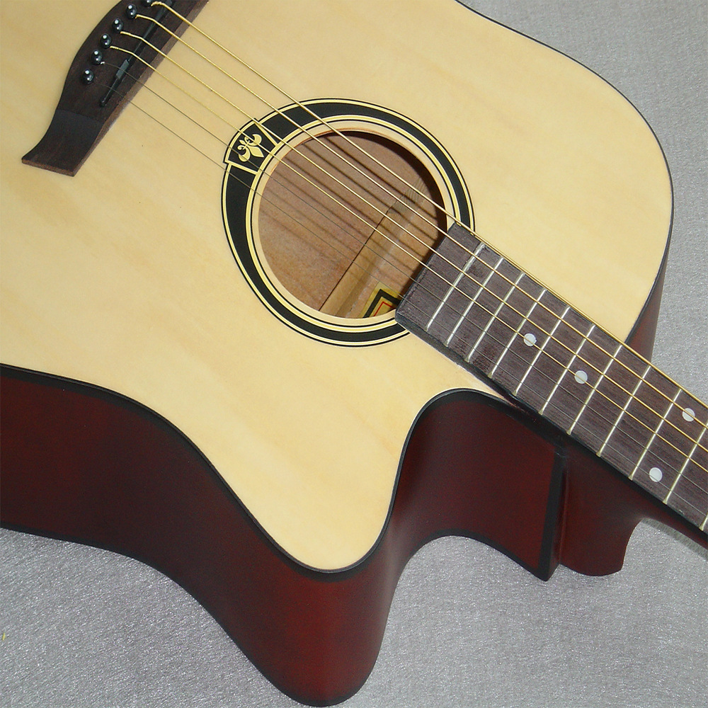 41寸合板吉他 初学者专用民谣琴 简约大方款式 厂家优惠批发