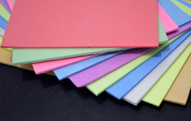 彩色8k吹塑纸a4儿童手工diy吹塑板4k加厚4mm装饰画板版画制作材料-阿