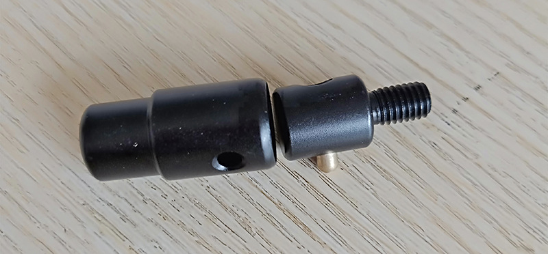 户外钓鱼杆金属防转头连接头渔具用品抄网杆连接器钓鱼配件批发