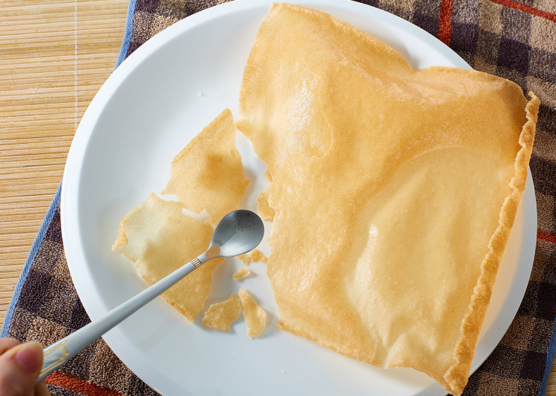 祥口福春卷皮 油炸春卷方形600g广式早茶酒店点心素春卷原料冷冻