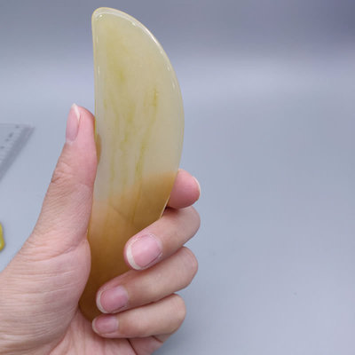 天然蜜蜡刮痧板树脂拨筋棒刮痧刀颈部面部刮痧理疗