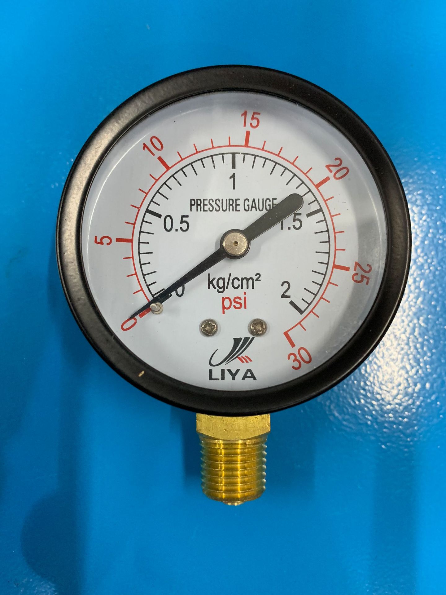 liya牌气压表水压表y60 1 2 5 7 10 15 25 50 70 100kg螺纹1/4