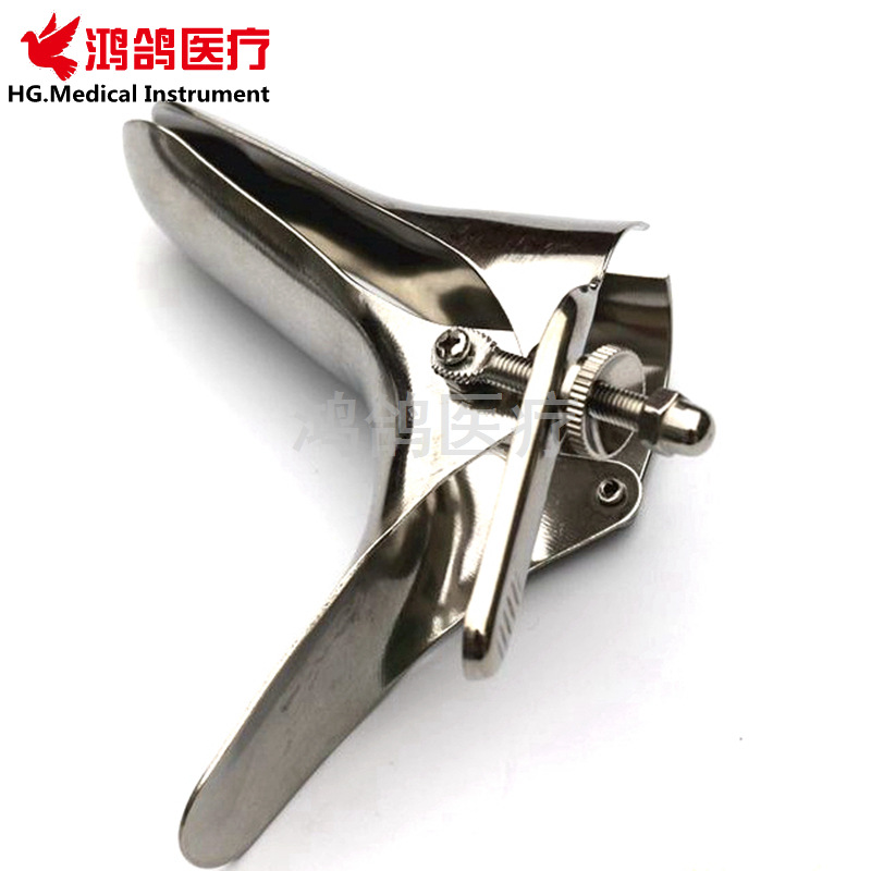 女生不锈钢窥器 手术扩阴器 妇科检查阴道镜 双翼阴道扩张器