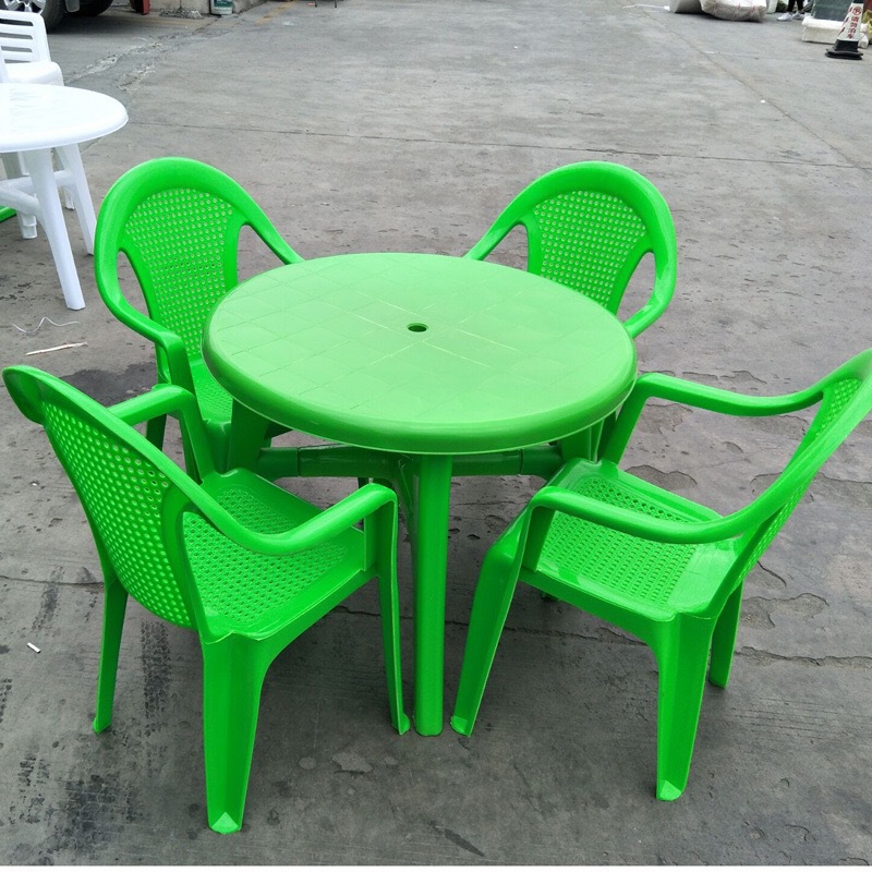 户外塑料桌大排档夜市烧烤桌椅塑料圆桌方桌啤酒促销桌椅