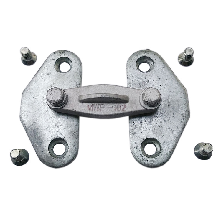 mwp户外矩型母线固定金具 户外三片矩型母线固定金具