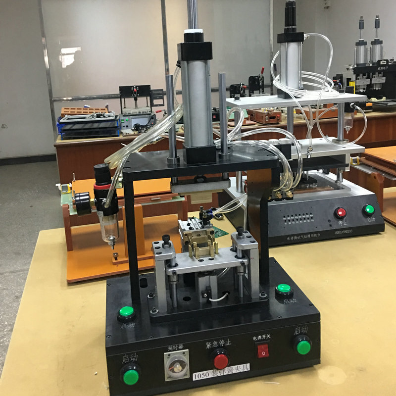 厂家定制气动装弹簧夹具 自动装弹簧工装夹具 铝合金装弹簧夹具