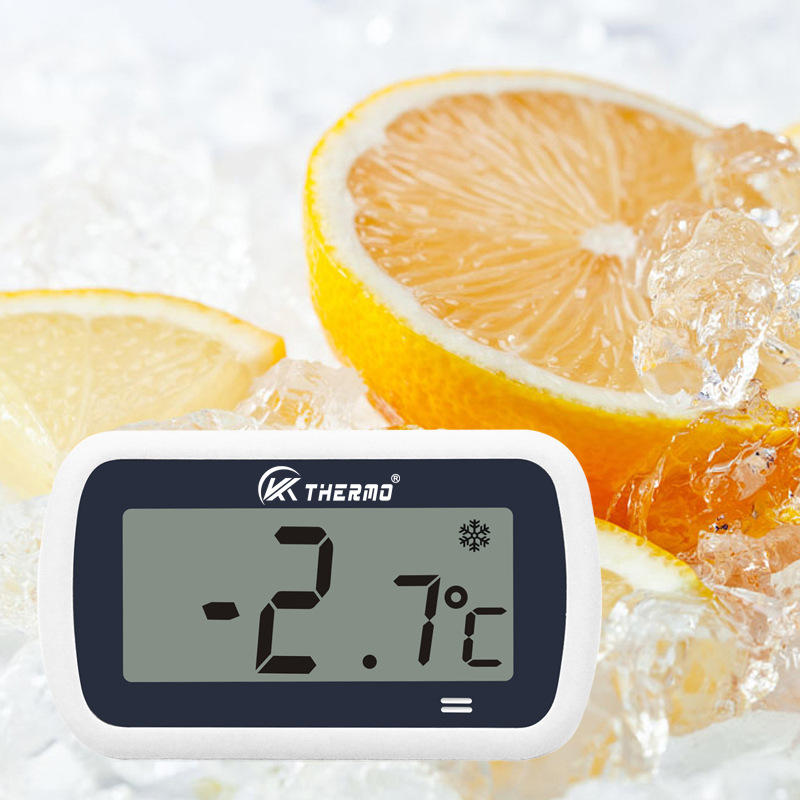 开泰新款背光 电子 数显 温度计 报警 防水 迷你 专用 冰箱温度计