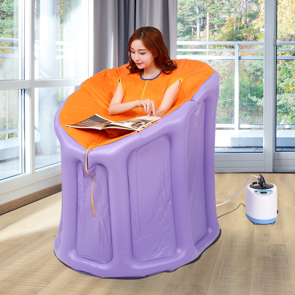 家庭蒸汽桑拿浴箱 家用桑拿房汗蒸房,蒸汗箱汗蒸机 充气桑拿浴箱