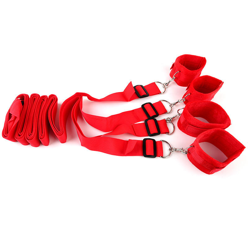 厂家直销成人用品绑手绑脚绑带 束缚床上用品情趣绑腿一件代发