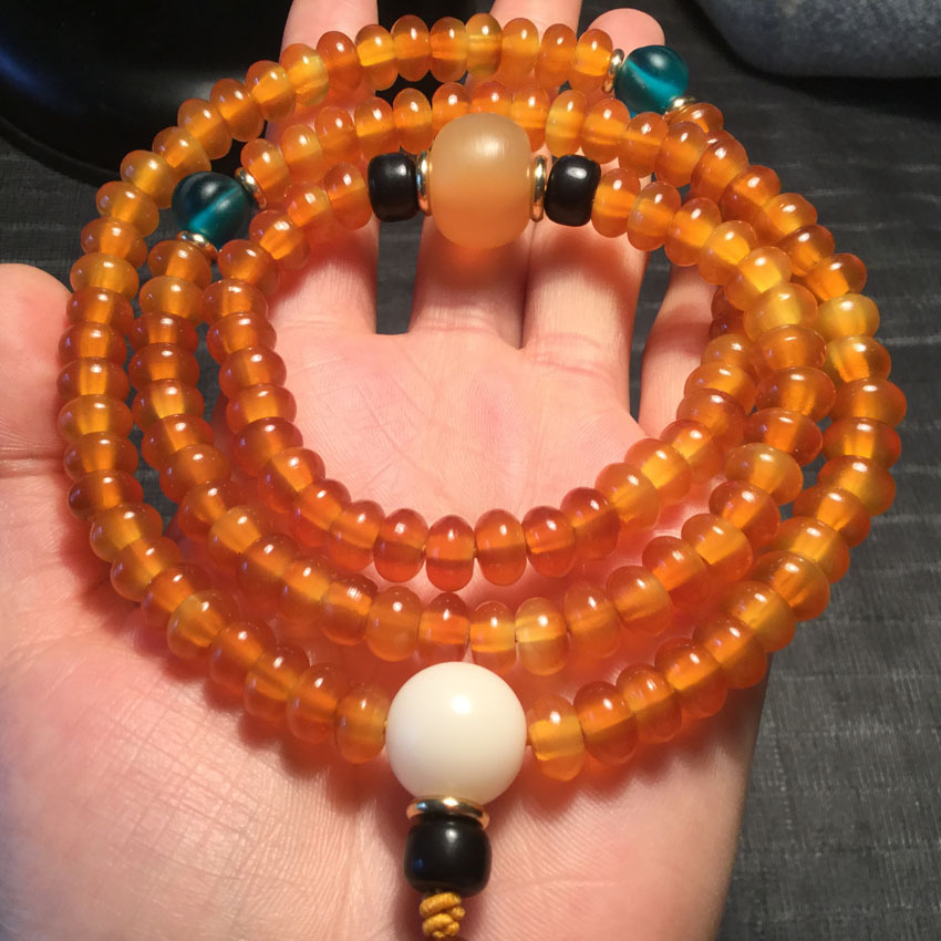 天然野生山龟手链黄金甲山龟手串diy原创文玩佛珠手串批发