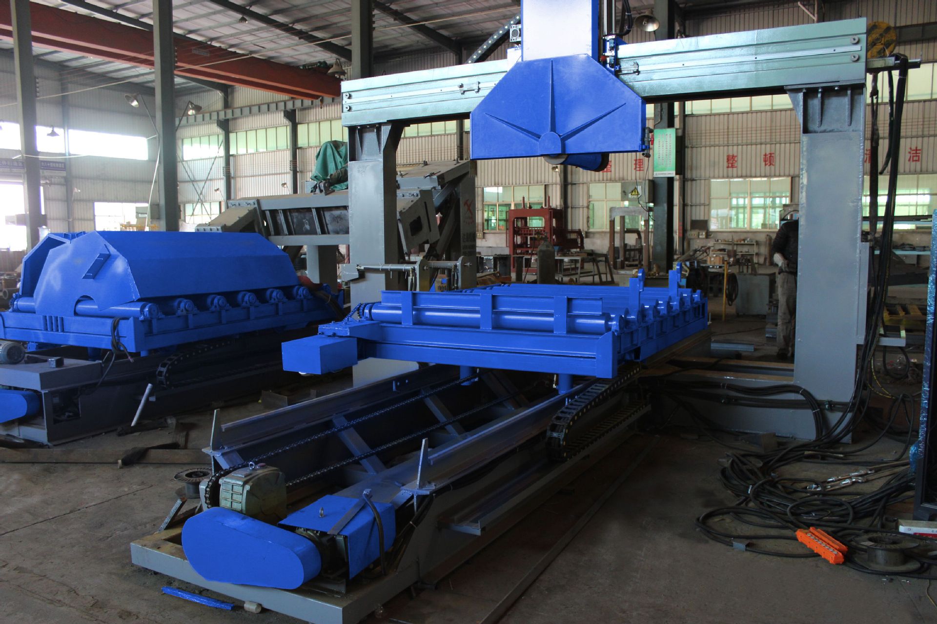 高品质石材机械 花岗岩 路沿石多片定长机