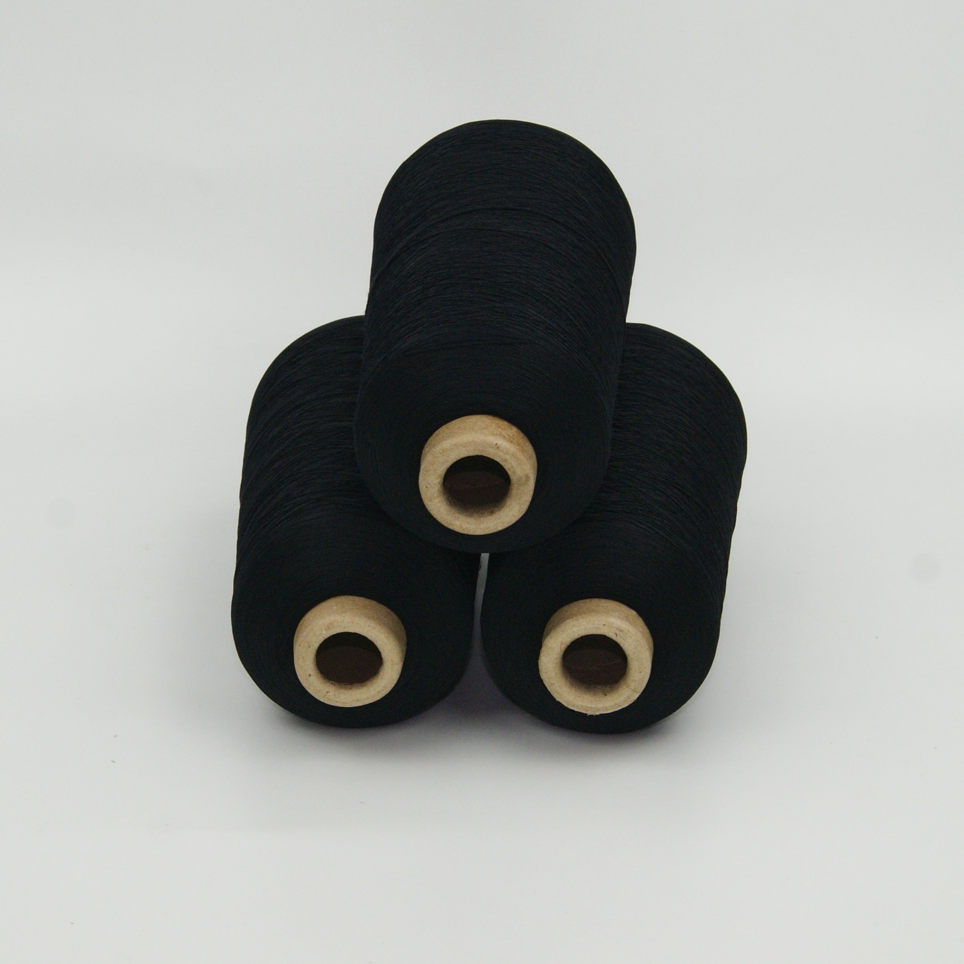 厂家供应优质尼龙弹力丝黑色100d/2服装锁边线高弹丝缝纫线可定制