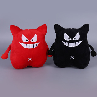 日系笑皮精百厌精毛绒玩具万圣节小恶魔公仔娃娃机公仔抓机娃娃