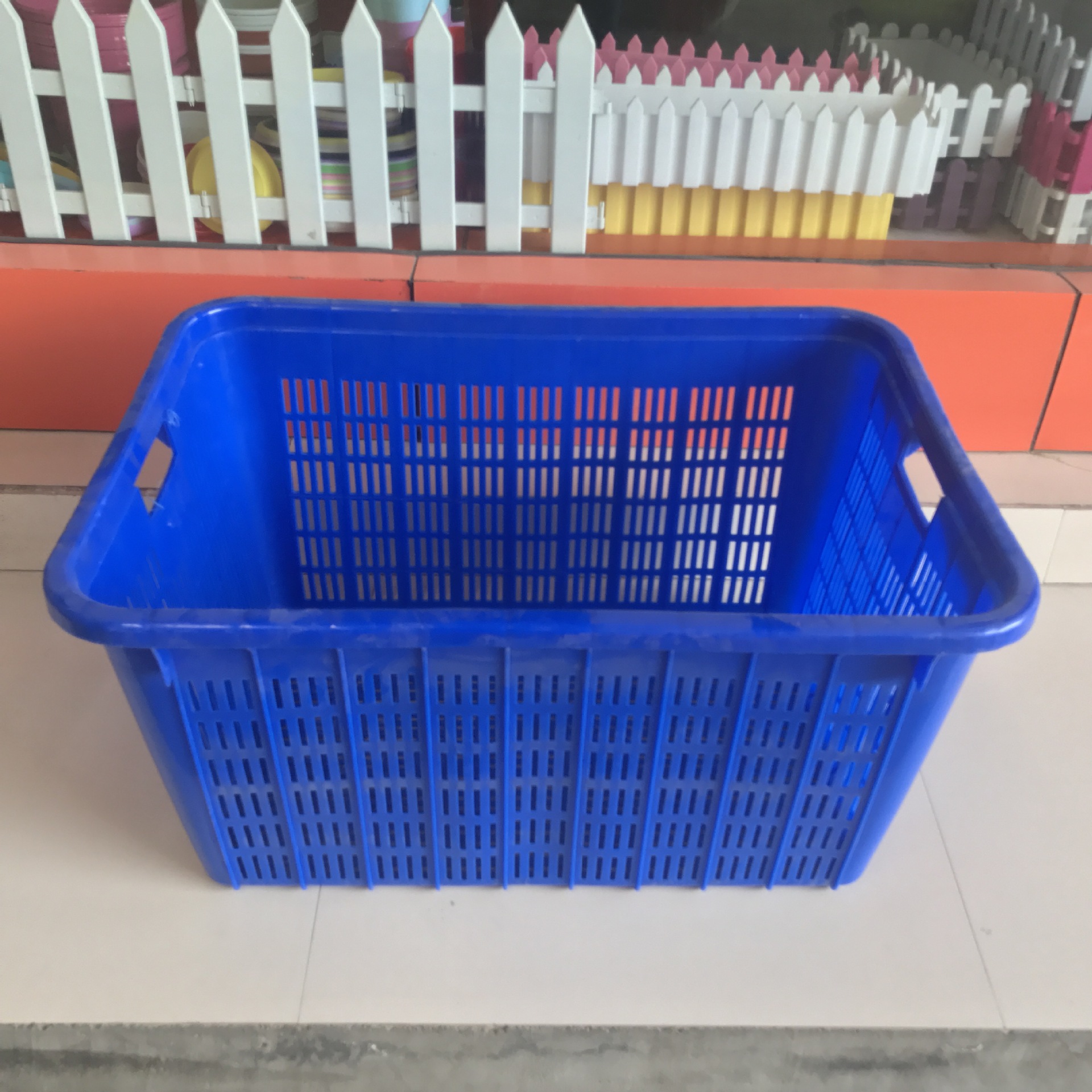 厂家批发加厚塑料周转筐长方形730收纳箱水果蔬菜服装收纳货框