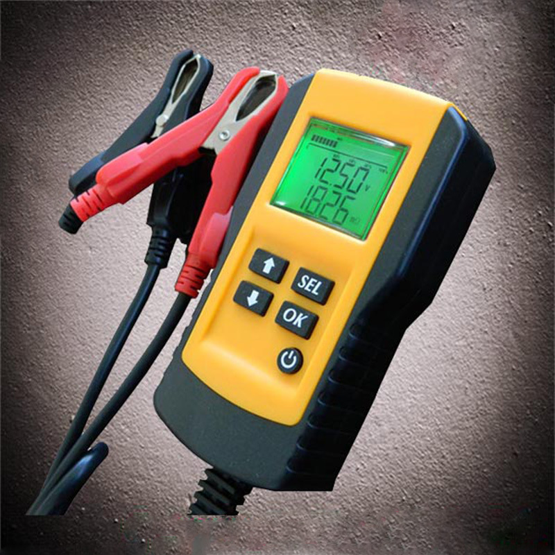12v汽车蓄电池数字测试仪 电瓶检测仪分析