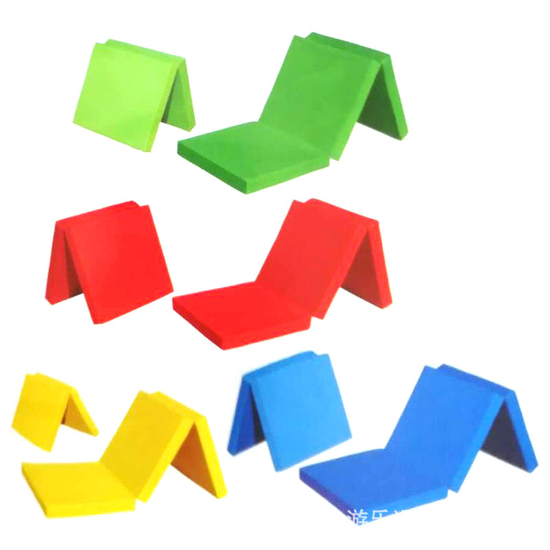 幼儿园儿童体操垫加厚款运动垫三折两折健身垫安全海绵训练垫