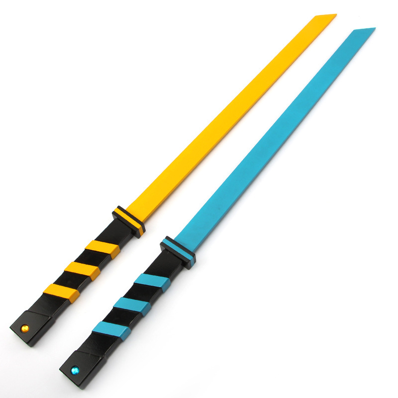 凹凸世界安迷修 冷热流双刀 武器cosplay动漫周边道具木刀木剑