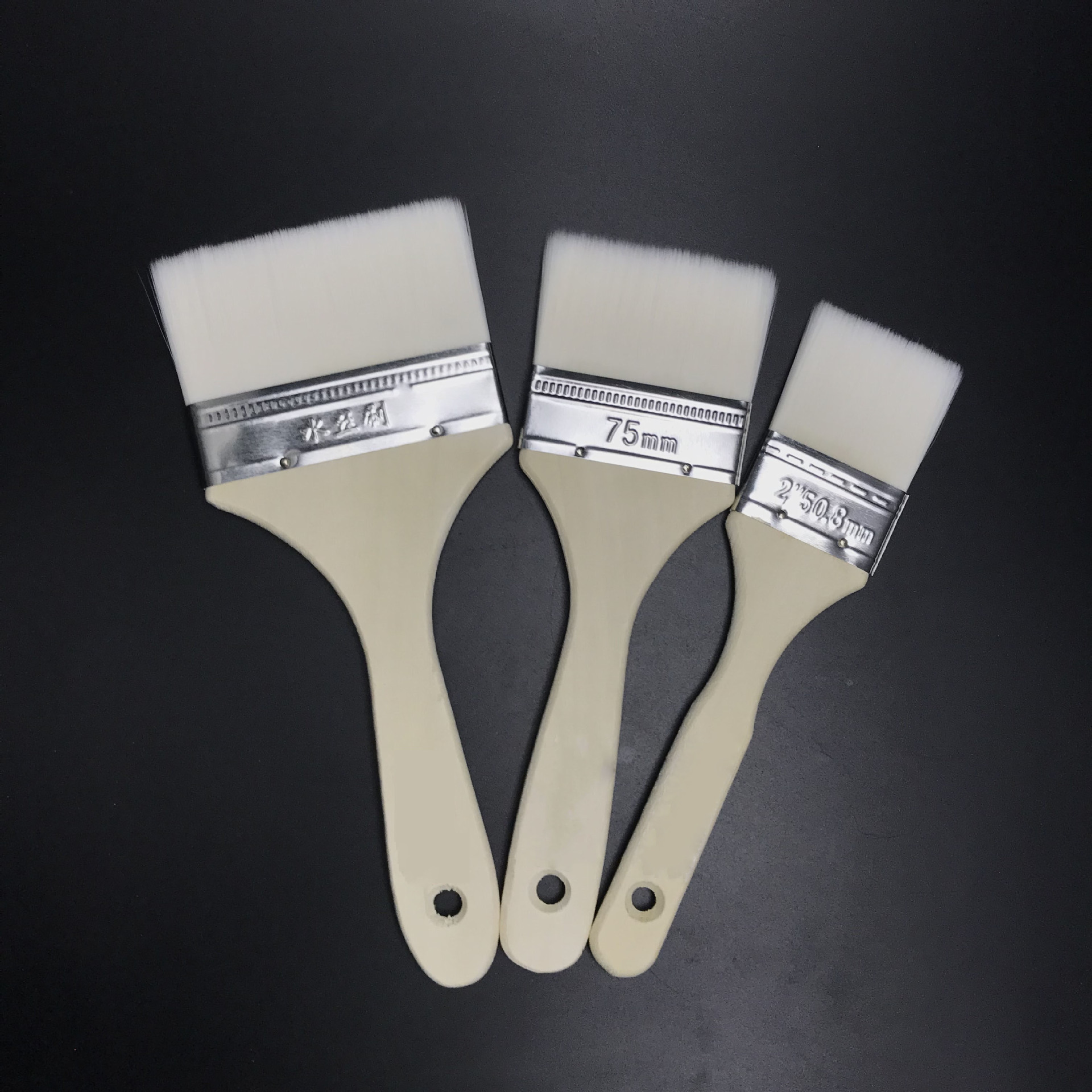 工厂直销 水性羊毛刷水丝刷 木柄软毛刷水漆油漆烘焙刷子 无痕刷