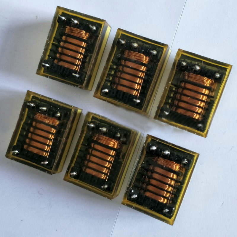 加工订制10w高频升压变压器臭氧高压包eel22