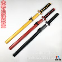 木质大号油漆武士木头刀剑日本刀东洋刀木刀景区热销竹木刀剑玩具