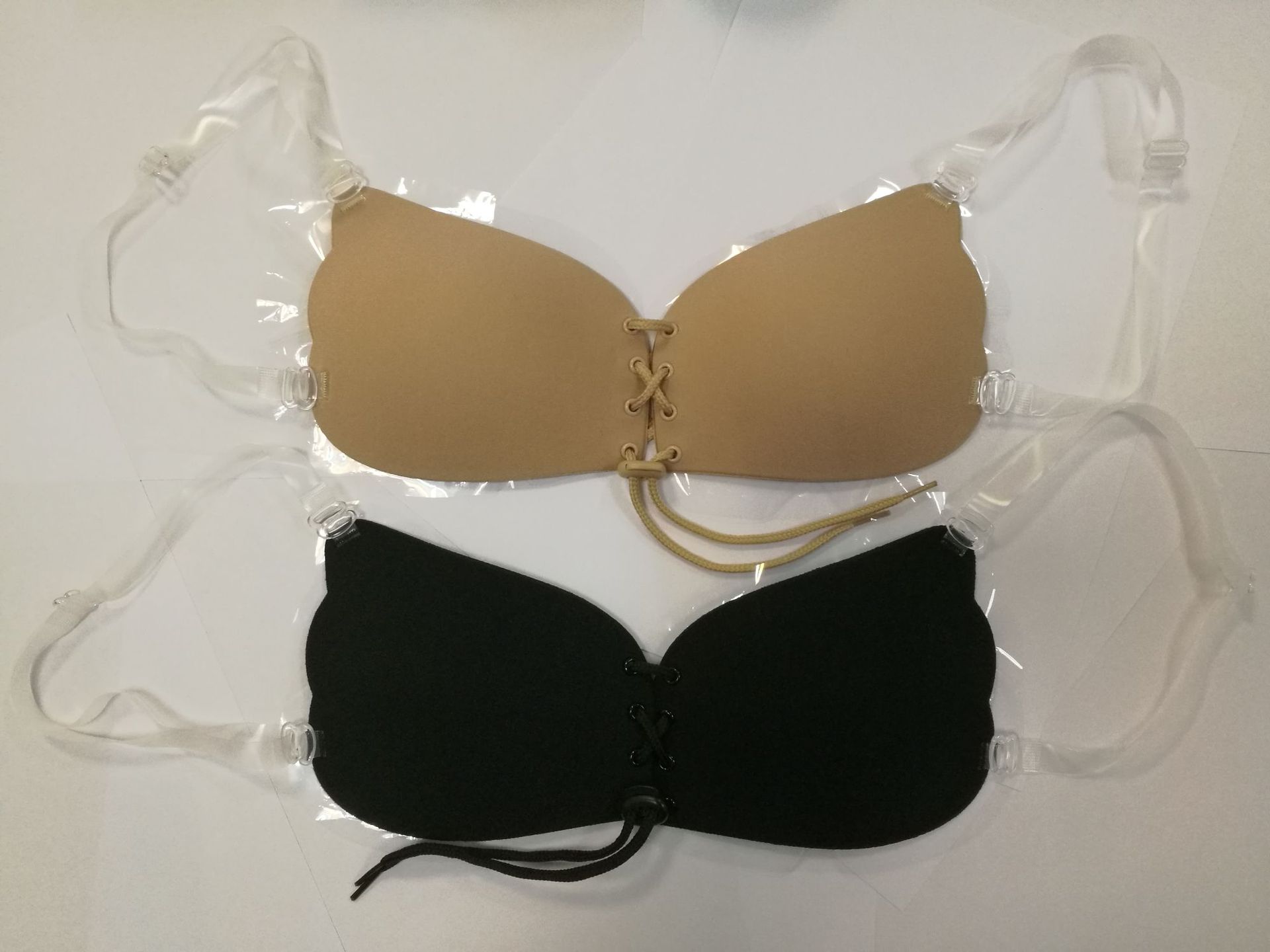 拉拉羽翼胸贴加肩带防滑拉绳聚拢隐形文胸 婚纱泳装隐形内衣 批发