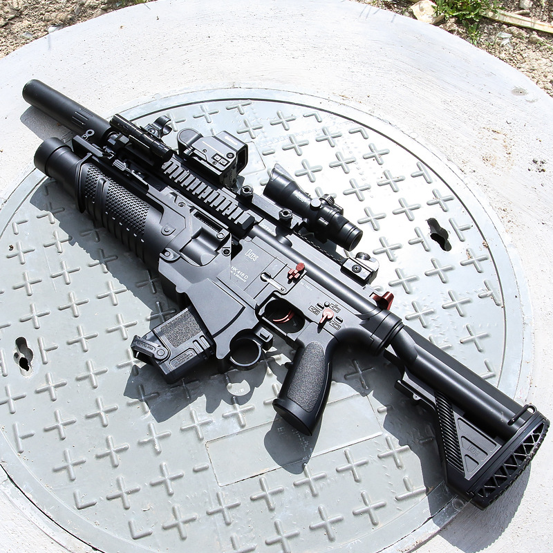 满配m416电动连发水弹枪成人水蛋抢绝地模型求生儿童玩具枪hk416