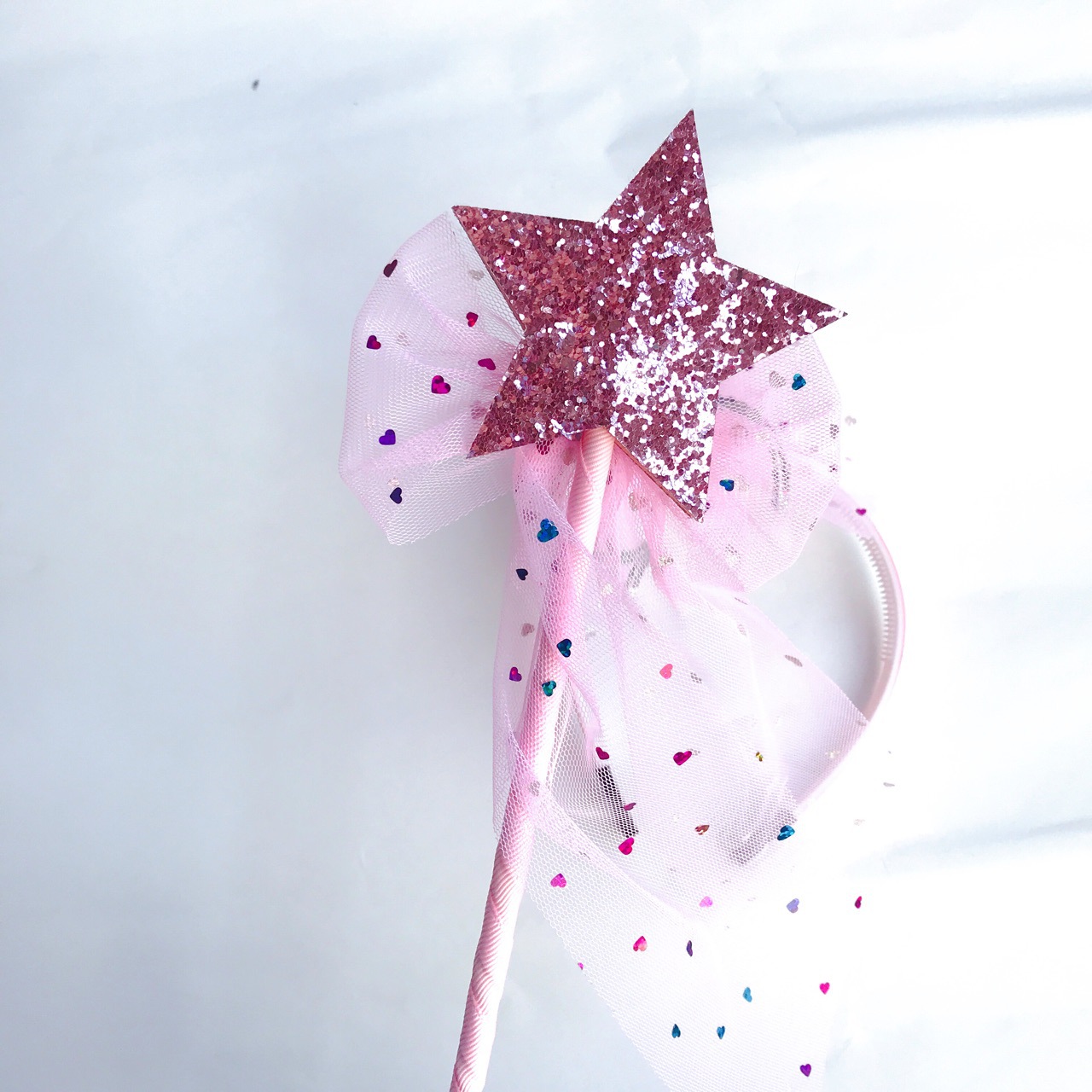 冰雪闪亮仙女魔法棒可爱宝宝饰品皇冠魔法棒套装