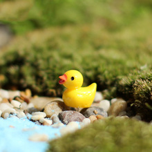 可爱小黄鸭公仔摆件 苔藓微景观 微景观摆件 DIY材料小鸭子