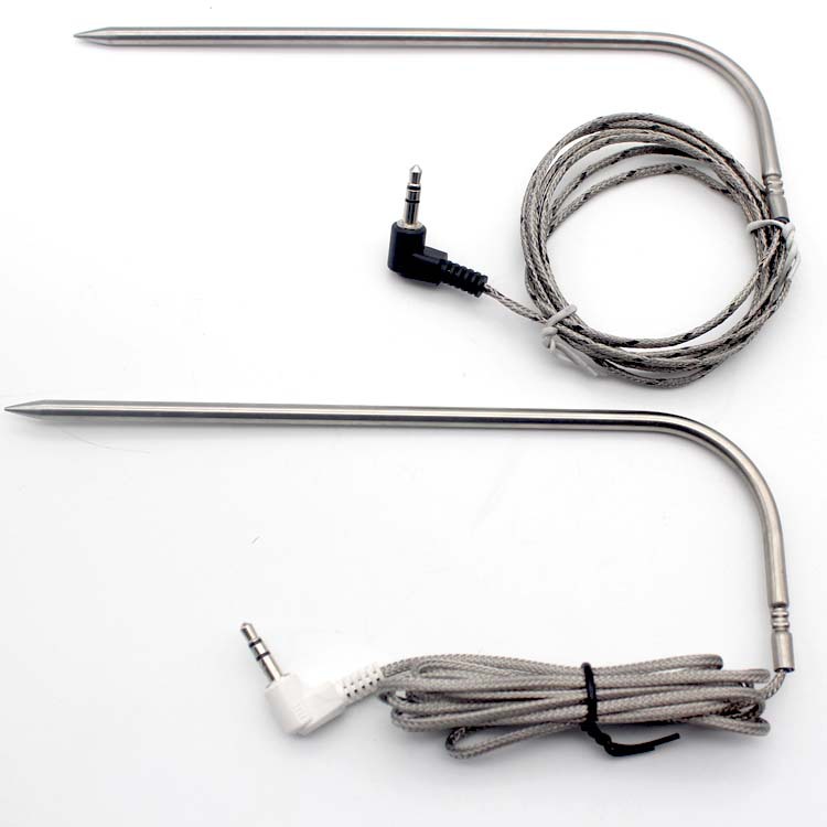 跨境型烤炉烤箱专配温度传感器肉探针食物测温不锈钢pt1000