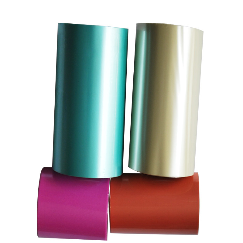 东莹厂家定制珠光型彩色颜料箔烫金纸 耐酒精烫铭牌标牌烫金粉箔