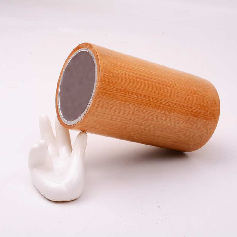 新款竹制艾绒筒竹筒灸控烟艾灸罐扶阳灸艾灸馆用温灸器