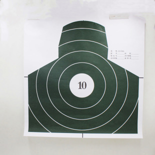 厂家直销胸环靶纸 标准靶纸 射箭器材射击用品练习靶纸批发