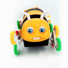 厂家直销 电动玩具车毛毛虫翻斗蜜蜂电池小车地摊热卖儿童玩具