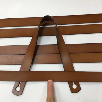 专业生产加工 真皮二层牛皮时尚暖火机电器手提带 箱包真皮提手绳