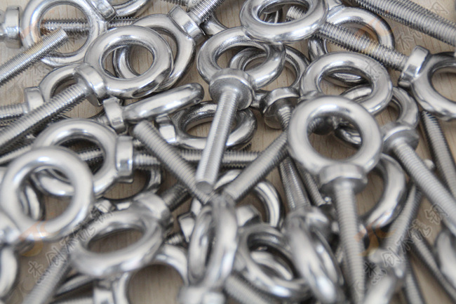 304不锈钢加长吊环螺栓 m8*20-50加长吊环螺丝 加长吊环螺丝m8