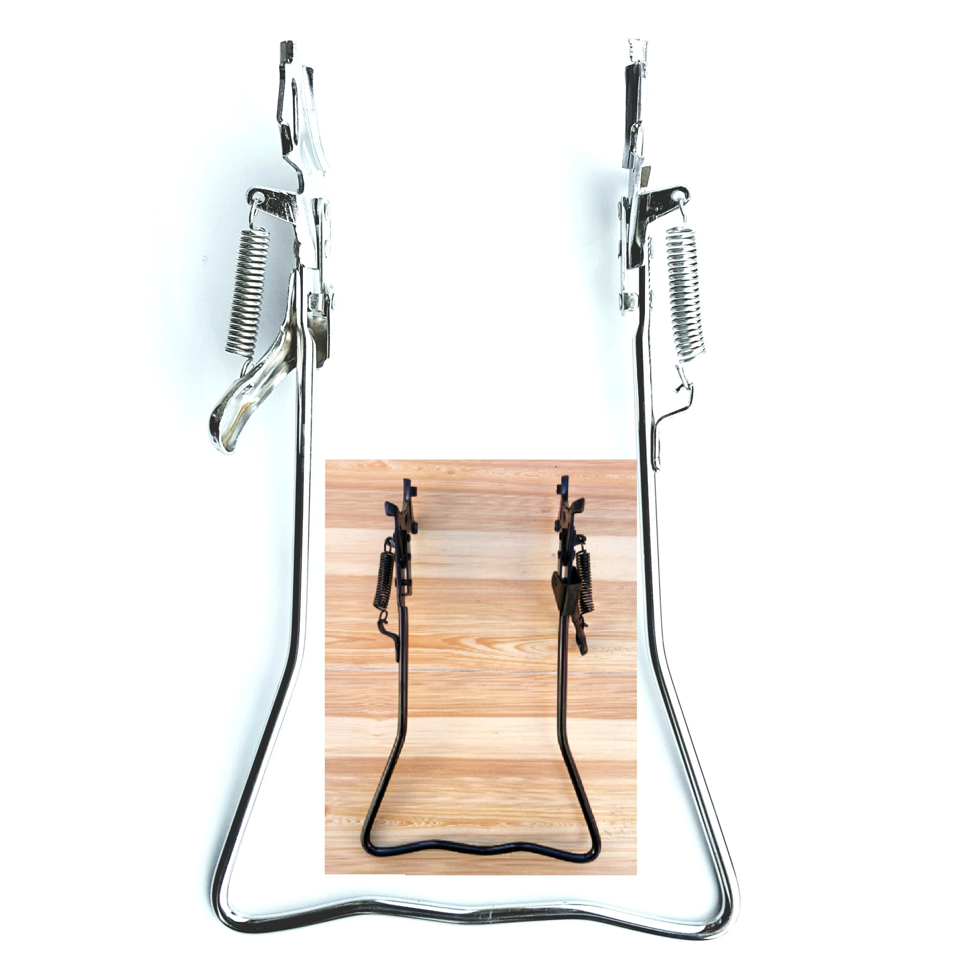 老式自行车双撑脚20寸-26寸方口双边架骑行用品