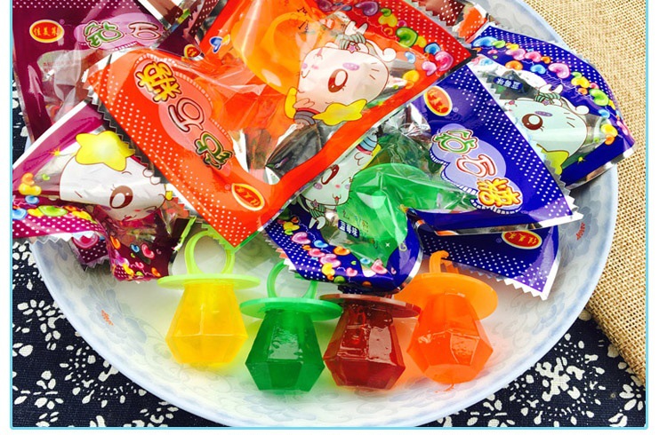 厂家批发佳美莱戒指糖 钻石糖 创意儿童玩具糖果