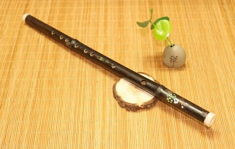 天然紫竹笛子 无油漆素笛 成人中小学生初学零基础入门自学横笛