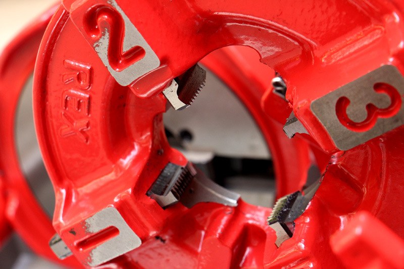 进口日本rex力克士电动套丝机 2寸套丝机