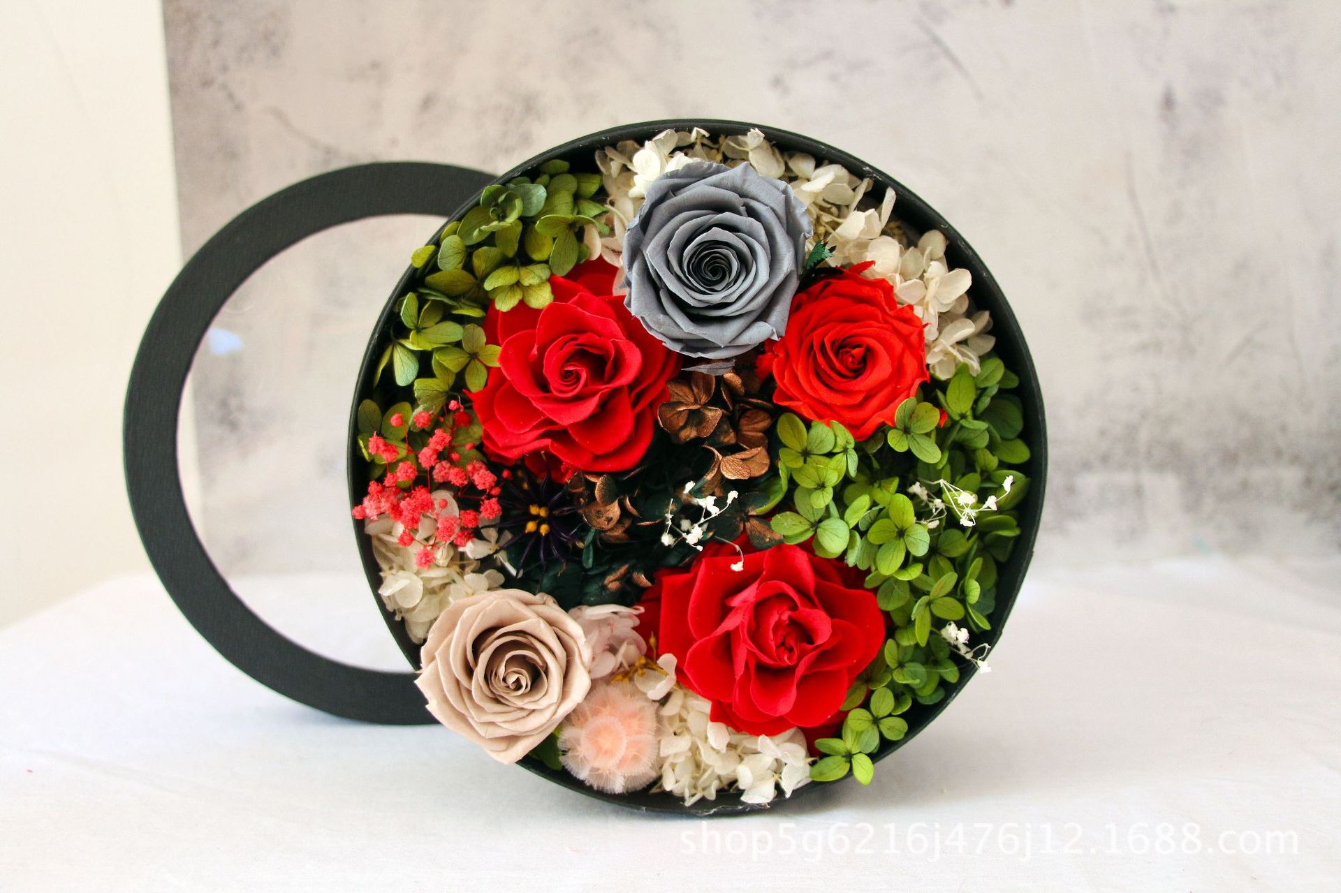 永生花礼盒成品批发玫瑰保鲜花礼盒情人节创意礼品送闺蜜生日礼物