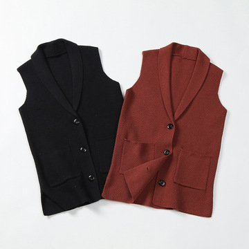 【断码清货】童装毛衣韩版v领针织无袖儿童开衫男童针织背心马甲