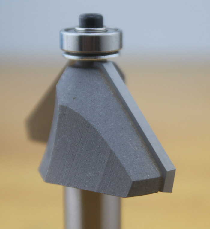 川木45°斜角刀密度板专用 0209 斜边刀 带轴承作导向修边刀