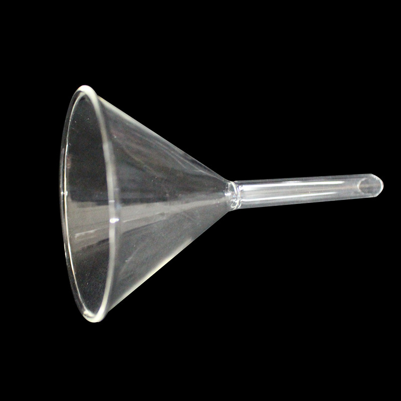 玻璃漏斗 供应实验室器皿长颈漏斗圆口漏斗规格直径60/75/90/100