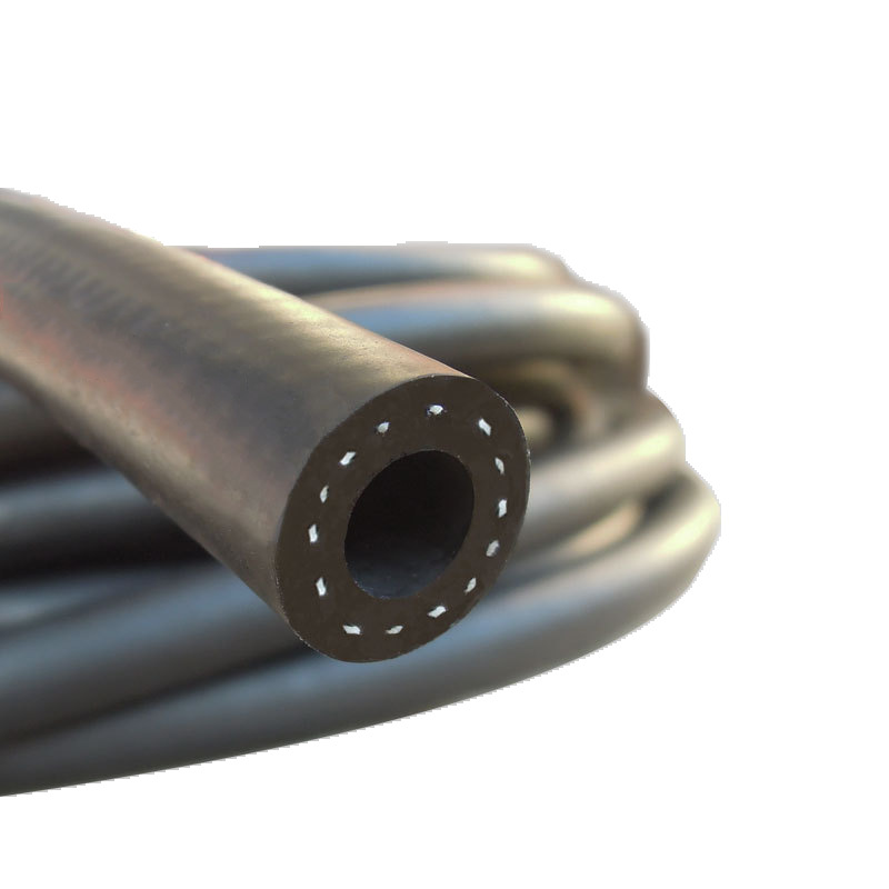 6*12丁腈油管 汽车摩托车配套油箱进油管 黑色夹线橡胶柴油管